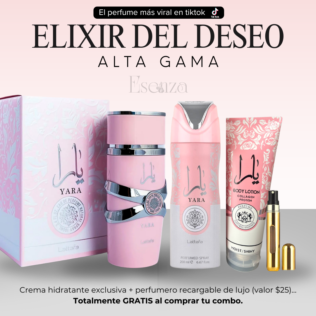 YARA LATTAFA 100ML + SPLASH + OBSEQUIOS