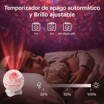 GLOWREX – Proyector Galáctico para Dormir Mejor, Relajarte y Crear Magia Nocturna