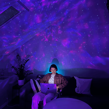 GLOWREX – Proyector Galáctico para Dormir Mejor, Relajarte y Crear Magia Nocturna